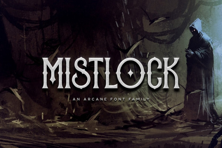 Шрифт Mistlock